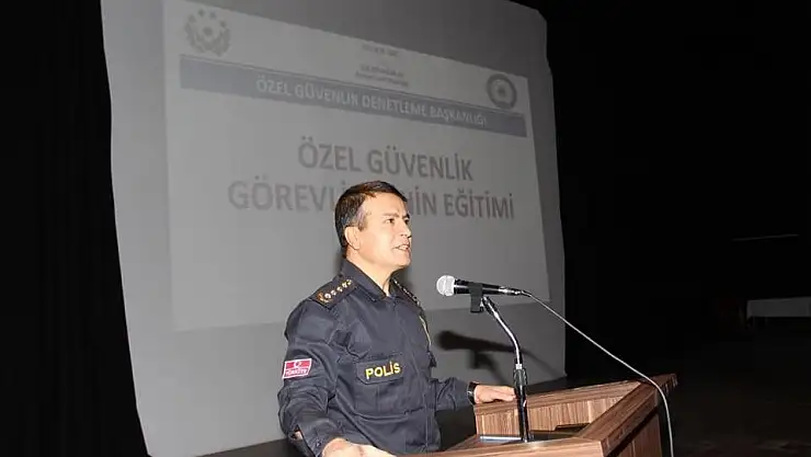 'Özel güvenlik görevlilerine eğitim'