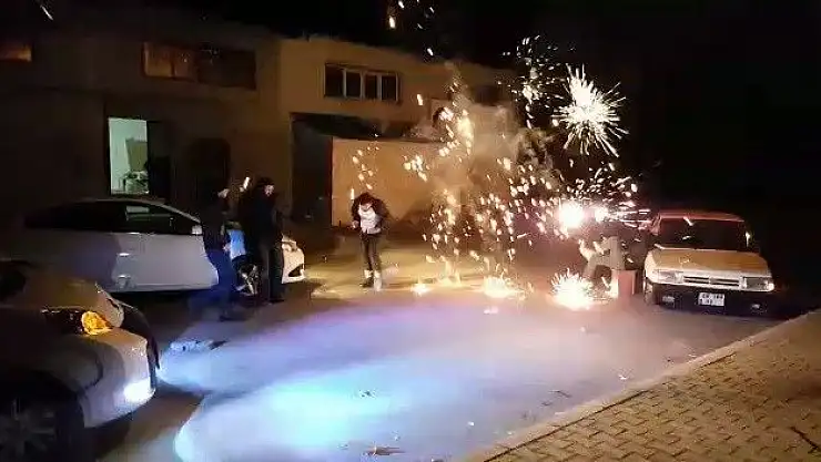 'Eğlenmek için havai fişek patlattılar, büyük tehlike atlattılar'