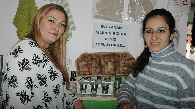 'Çeyizleri yanan kıza yardım'