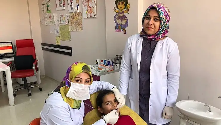 'Ağız ve Diş Sağlığı Merkezinde yer tutucu yapımına başlandı'