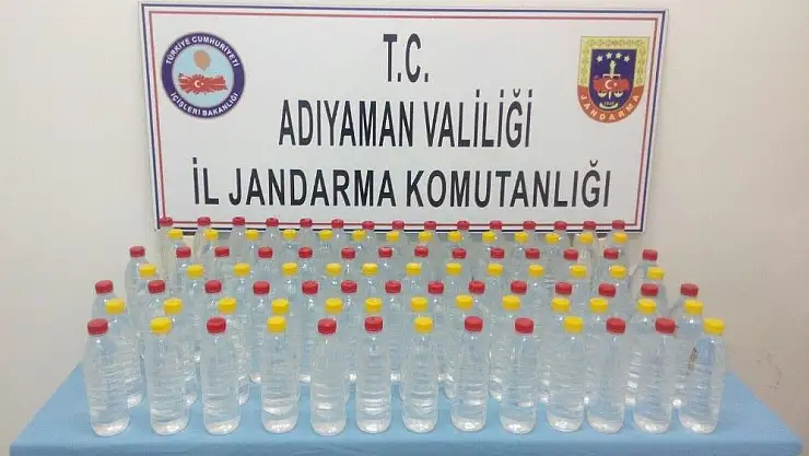 'Jandarma ekiplerinden sahte içki operasyonu'