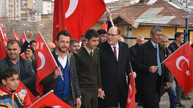 'Sivas´ta Zeytin Dalı Harekatı´na destek yürüyüşü'