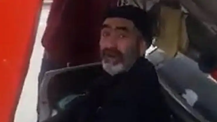 'Maça gitmek için otomobilin bagajında seyahat etti'