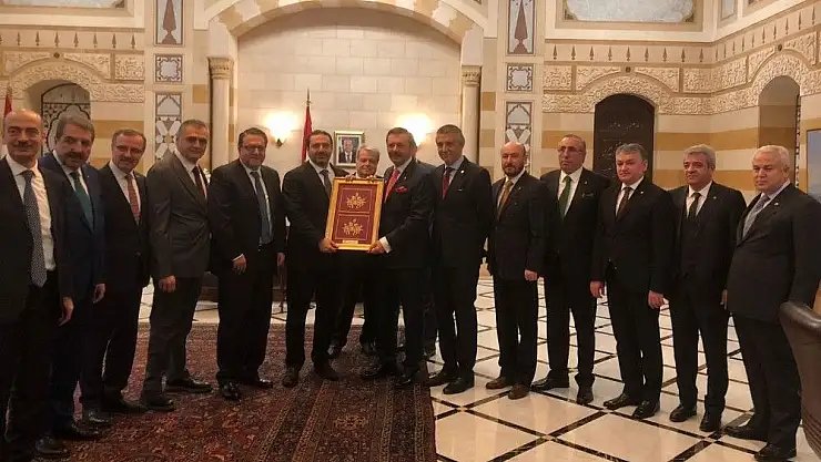 'KMTSO Başkanı Serdar Zabun Lübnan´da'