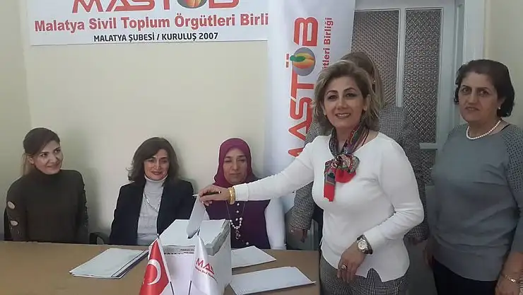 'MASTÖB Malatya Kadın Kolları Başkanlığına Saadet Alay seçildi'