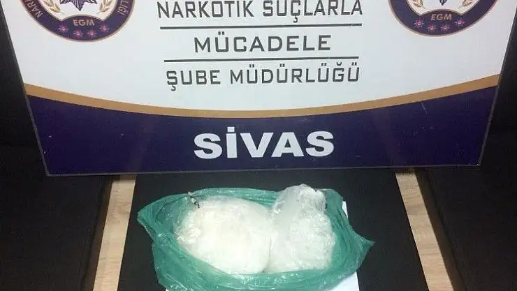 'Sivas´ta Metamfetamin ele geçirildi'