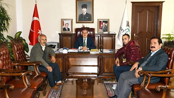 'Afrin gazisi Vali Kalkancı´yla bir araya geldi'