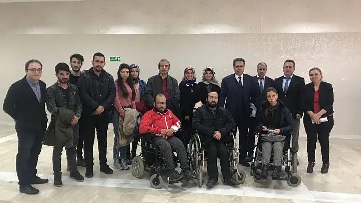 'Engelliler sıkıntılarını dile getirdi'