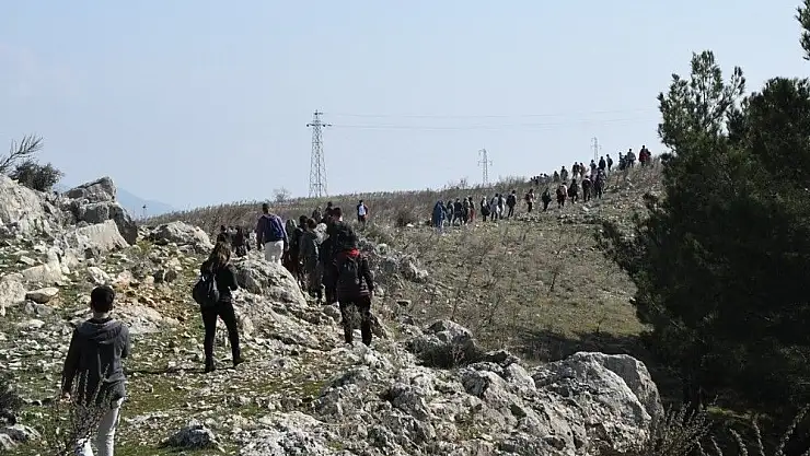 'Sağlıklı bir yaşam için yürüdü'