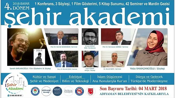 'Şehir Akademi 4. dönemi başlıyor'
