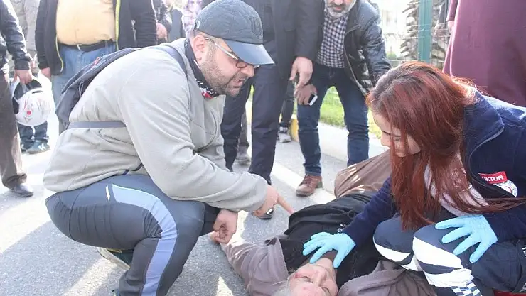 'Ehliyetsiz sürücü yayaya çarptı: 1 yaralı'