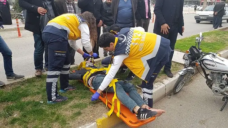 'Adıyaman´da motosiklet devrildi: 1 yaralı'