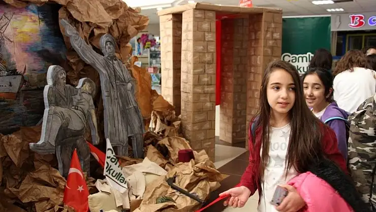'Çamlıca Okullarından Çanakkale sergisi'