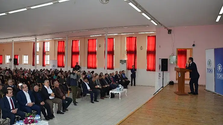 'Darende´de TOKİ kuraları çekildi'