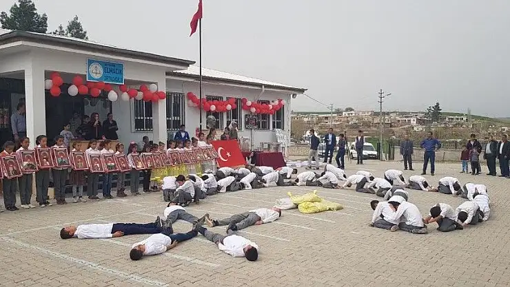 'Köy okulunun etkinliğinde görsel şölen yaşandı'