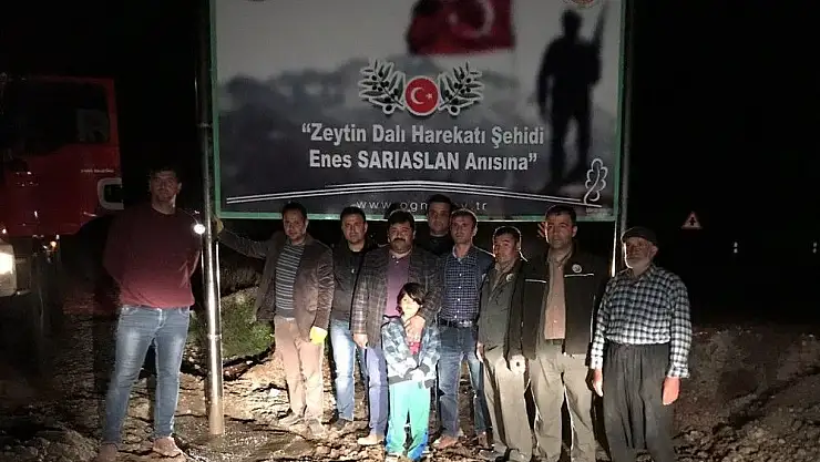 'Şehit Enes Sarıaslan anıtı ve hatıra ormanı yapılıyor'