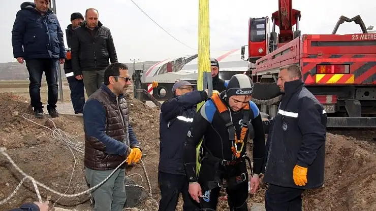 'Belediyenin dalgıçları iş başında'