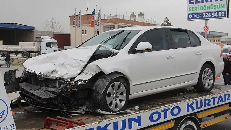 'Elazığ´da trafik kazası: 2 yaralı'