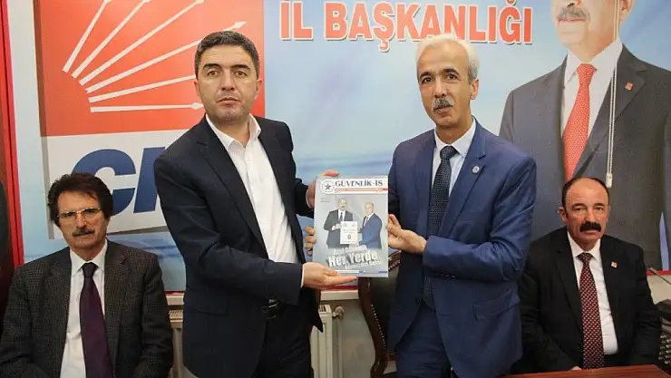 'Güvenlik İş Sendikasından  CHP´ ye ziyaret'