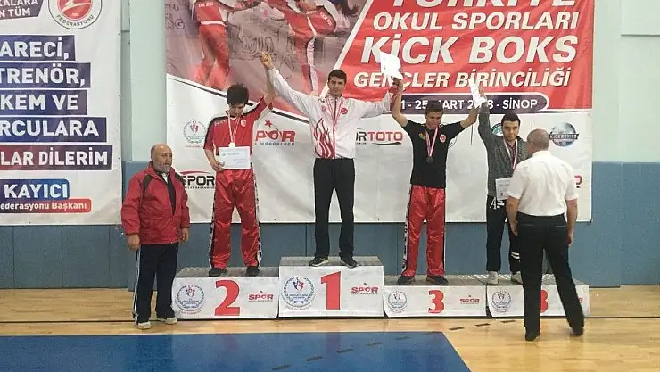 'Fatih Kürşat Aygün, kickboksta altın madalya kazandı'