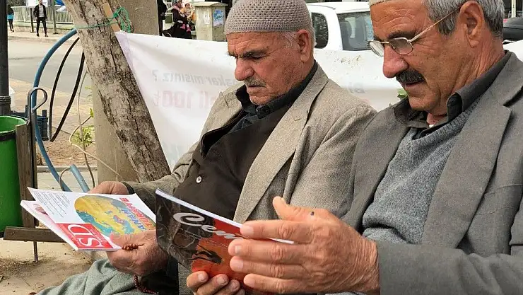 '`İnsan Her Yerde Okur´  ve `Kahta Okuyor´ etkinliği düzenlendi'