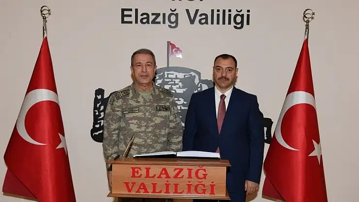 'Genelkurmay Başkanı Orgeneral Akar Elazığ´da birlikleri denetledi'