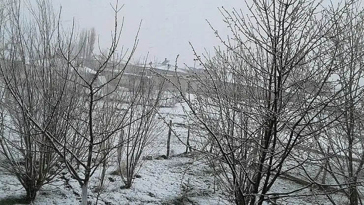 'Altınyayla´da kar yağışı etkili oldu'