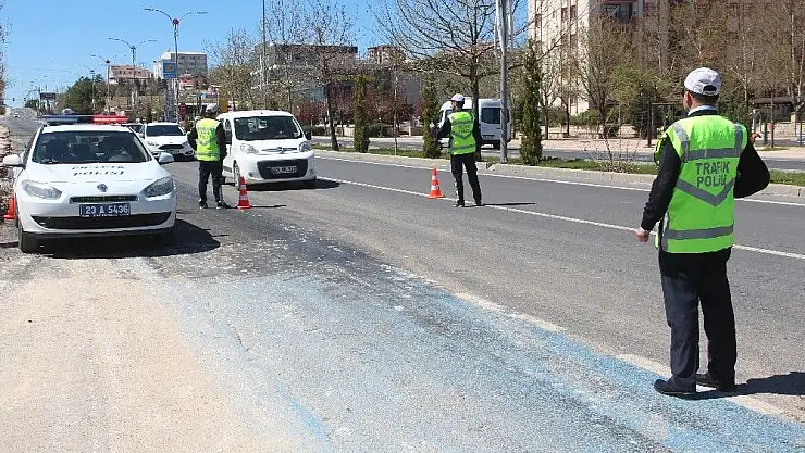'Elazığ´da emniyet kemeri uygulaması'
