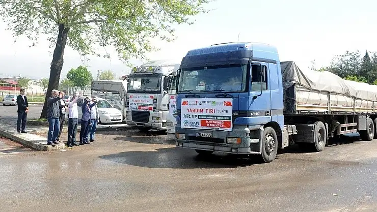 'Kahramanmaraş´tan Doğu Guta´ya 125 ton gıda yardımı'