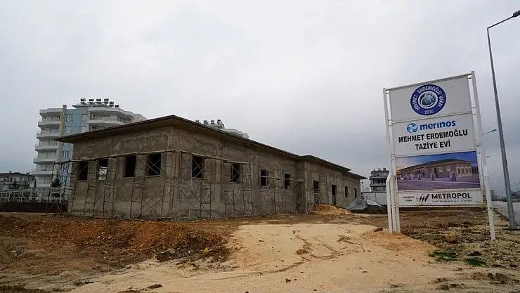'Karapınar Mahallesi Taziye Evi inşaatı devam ediyor'