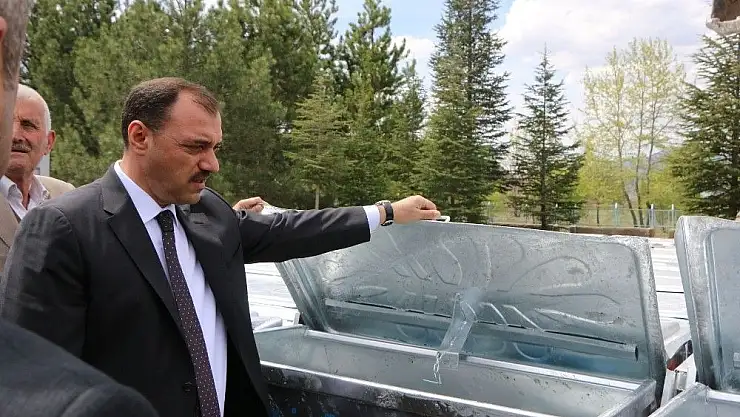 'Elazığ´da köylerde katı atık toplama projesi'