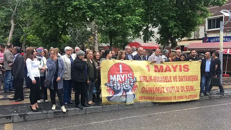 'Adıyaman Emek ve Demokrasi Platformundan 1 Mayıs açıklaması'