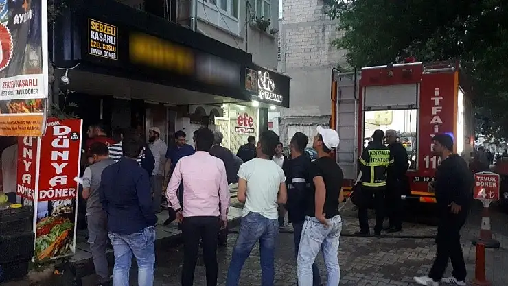 'Döner salonunda patlama'