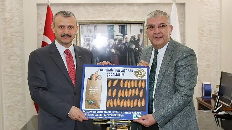 'CK Çamlıbel Elektrik´in askıda ekmek projesine müftülükten destek'