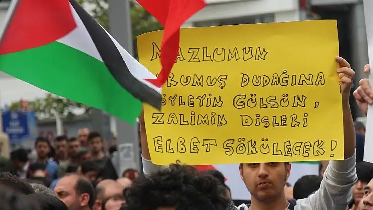 'Elazığ´dan ABD ve İsrail´e tepki'
