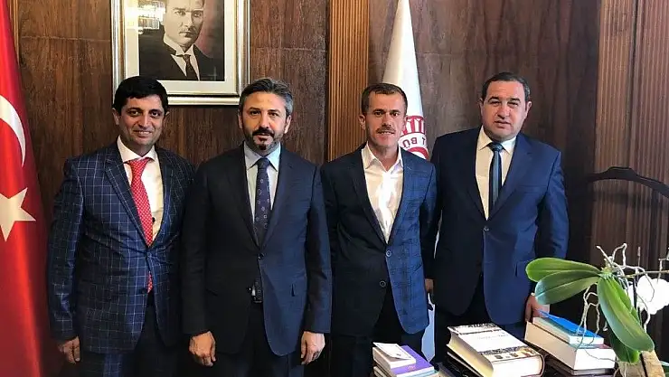 'Başkan Aslan Başkan Vekili Aydın ile bir araya geldi'