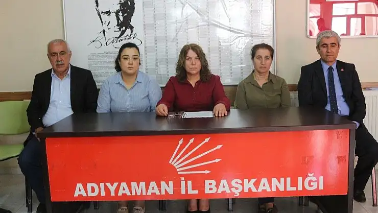 'CHP Adıyaman´dan Kudüs tepkisi'