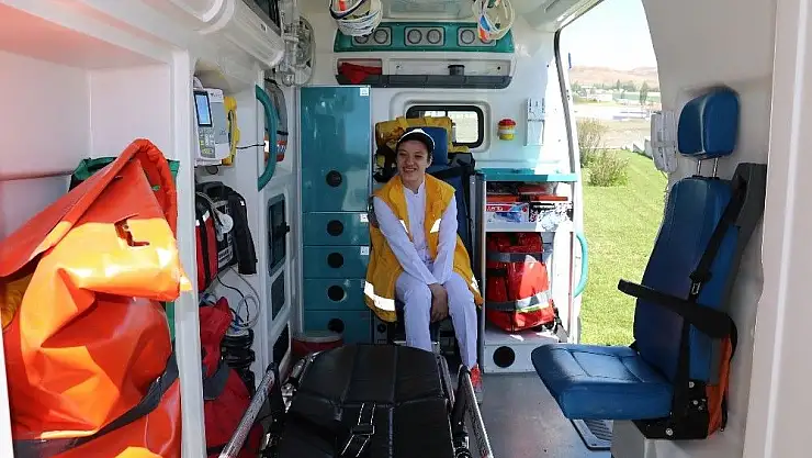 'Otizmli İkbal´in ambulansla gezme hayali gerçek oldu'