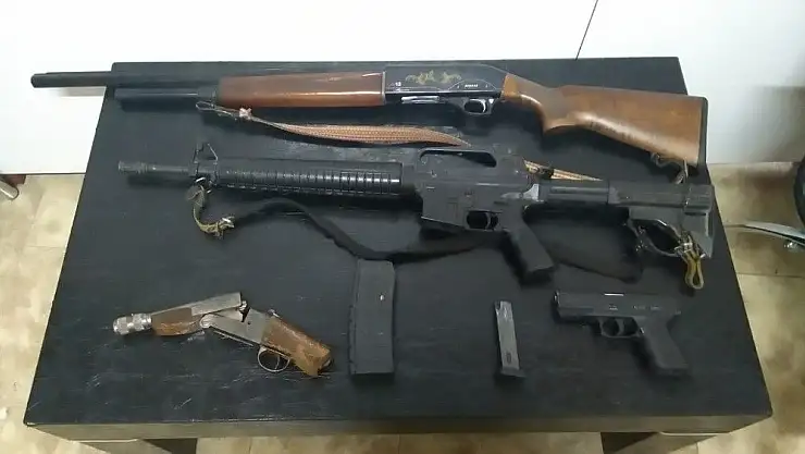 'Jandarma uygulamada silah ele geçirdi'