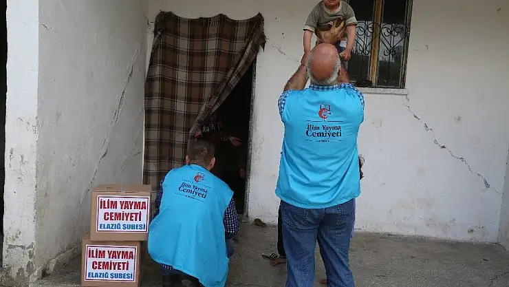'Elazığ´da ihtiyaç sahiplerine 600 gıda kolisi gönderildi'