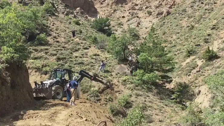 'Uçuruma düşen inek için seferber oldular'
