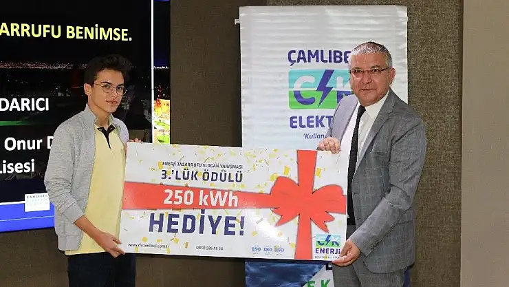 'CK Enerji Çamlıbel´den öğrencilere hediye elektrik'