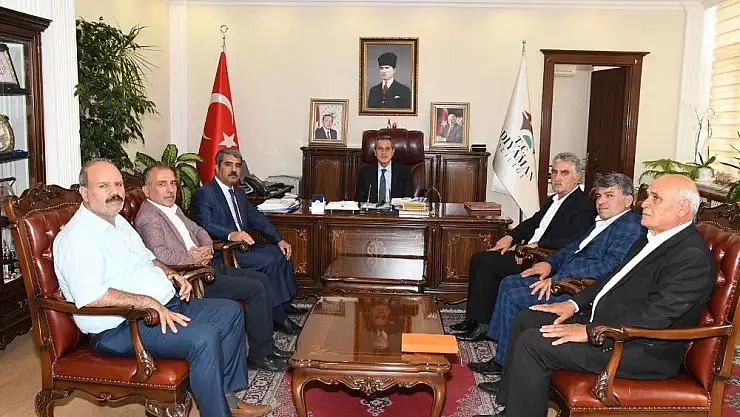 'Esnaf odaları birliği Vali Kalkancı´yla bir araya geldi'