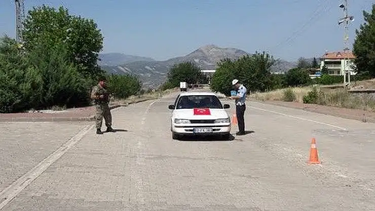 'Tut ilçesinde Ramazan Bayramı trafik denetimleri başladı'