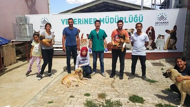 'Adıyaman´daki hayvan severlerden örnek davranış'