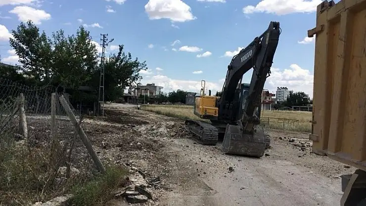 'Eski Tut Caddesinde freze çalışması yapıldı'