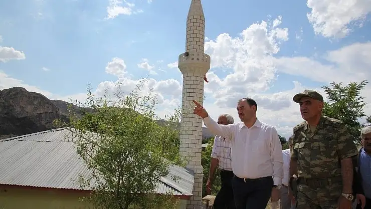 'Vali Kaldırım, Keban´da incelemelerde bulundu'