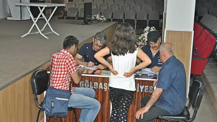 'Gölbaşında okul sporlarına yoğun ilgi'