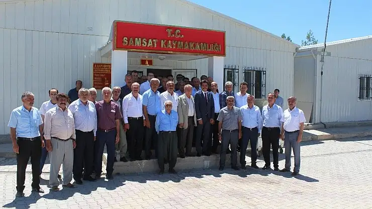 'Kaymakam Sedat Sezik Samsat´taki görevinden ayrıldı'