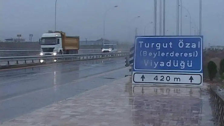 'Turgut Özal Viyadüğü geçici olarak kapatılıyor'